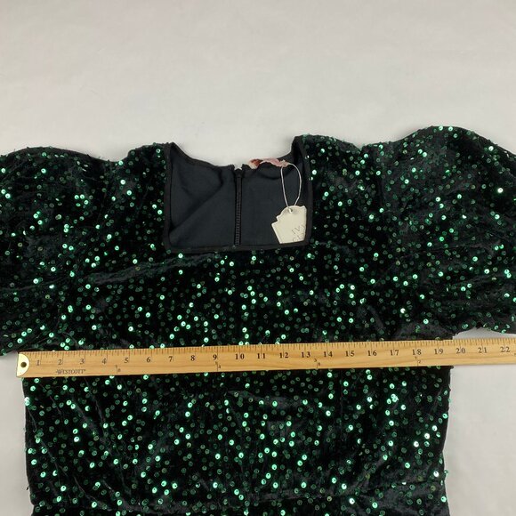 NWT Ivy City Co Green Sequin Vivian Dress Size XL - Picture 15 of 16